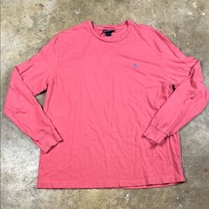 Ralph Lauren Salmon colored  Long Sleeve Tee
Size: Medium